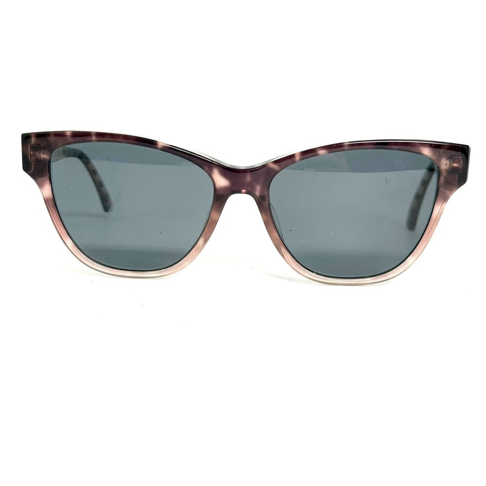 Bebe BB7236 Topaz Gradient Cat Eye Sunglasses Purple Grey Monogram 55-16-135